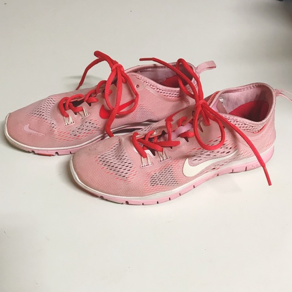 Nike Shoes - Pink Nike Free Running Shoes